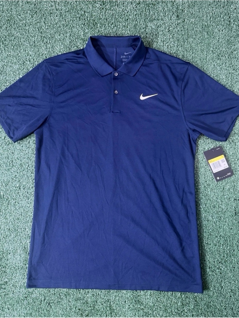 Nike Dri-FIT Golf Polo Shirt Men's Size S Navy Moisture Wicking BV0354-451 NWT